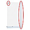 Sanotechnik Wandendhalter Wandprofil & Stabilisator (B x H: 120 x 200 cm, Chrom) | BAUHAUS