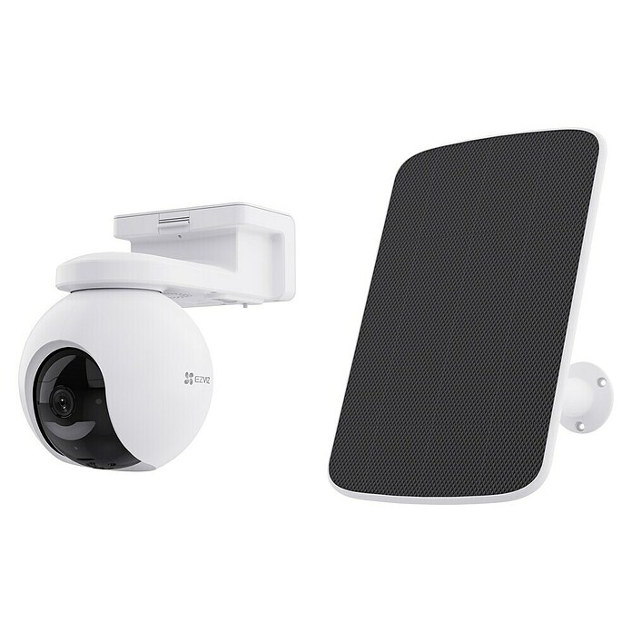 EZVIZ Cámara de vigilancia con panel solar EB8 (Ángulo de detección: 360 °, Alcance de detección: 15 m) | BAUHAUS