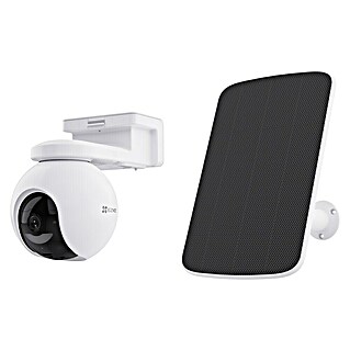 EZVIZ Cámara de vigilancia con panel solar EB8 (Ángulo de detección: 360 °, Alcance de detección: 15 m)