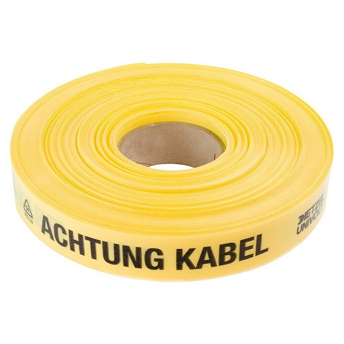 Dietzel Univolt Warnband (L x B: 250 m x 40 mm, Gelb) | BAUHAUS