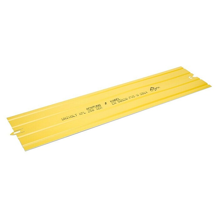 Dietzel Univolt Warnband Kabelabdeckplatte (Länge: 100 cm, Gelb) | BAUHAUS