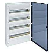 Hager Aufputz-Verteiler Golf (L x B x H: 390 x 99 x 647 mm, Anzahl Klemmstellen: 72 Stk., Weiß, Transparent) | BAUHAUS