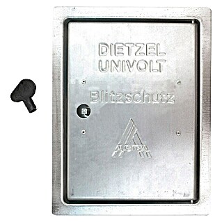 Dietzel Univolt Revisionstür mit Schlüssel (Stahl, L x B x H: 15 x 180 x 230 mm)