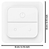 Eglo connect.z Funk-Wandschalter (L x B x H: 80 x 80 x 20 mm) | BAUHAUS