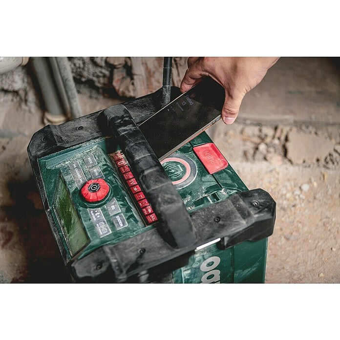Metabo CAS 18V Accubouwradio RC 12-18 32 W BT DAB+ (18 V, Excl. accu, 87,5 - 108,0 kHz FM) | BAUHAUS