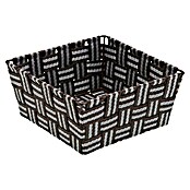 Cesta de tela (L x An x Al: 19 x 19 x 9 cm, Marrón oscuro, Tela) | BAUHAUS