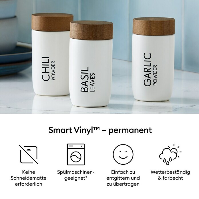 Cricut Vinylfolie Smart Vinyl Permanent (1 Stk., Aquamarin, 91,4 x 33 cm, Selbstklebend) | BAUHAUS