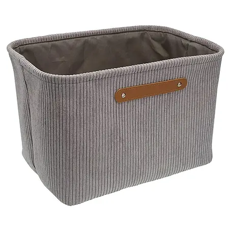 Versa  Cesta de tela Corduroy
