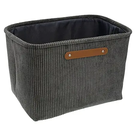 Versa  Cesta de tela Corduroy