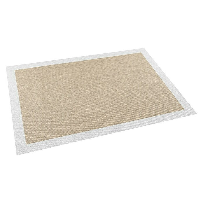 Alfombra de vinilo Living (Beige/Blanco, 90 x 60 cm) | BAUHAUS