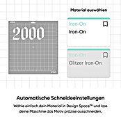 Cricut Aufbügelfolie Iron-On (L x B: 61 x 30,5 cm, Schwarz, Passend für: Schneideplotter) | BAUHAUS