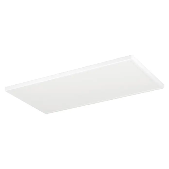 Eglo LED-Deckenleuchte Rovito - 17,2 W, L x B x H: 57 x 30 x 3 cm, Weiß, Tageslichtweiß - Weißes LED-Panel für Deckenmontage, ideal für Büros oder Wohnräume, mit gleichmäßiger Ausleuchtung und modernem Design.