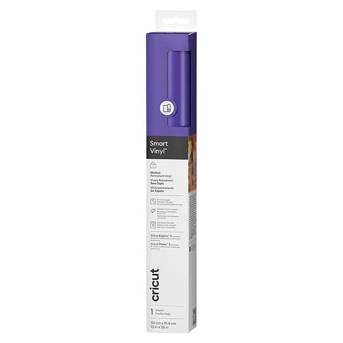Cricut Vinylfolie Smart Vinyl Permanent (1 Stk., Purpur, 91,4 x 33 cm, Selbstklebend) | BAUHAUS