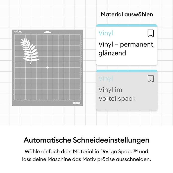 Cricut Vinylfolie Vinyl Permanent Set (Knallige Farben, 30,5 x 30,5 cm, Passend für: Cricut Maker 3 & 4 Cricut Explore 3 & 4) | BAUHAUS