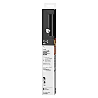 Cricut Vinylfolie Smart Vinyl Permanent (1 Stk., Schwarz, 91,4 x 33 cm, Selbstklebend)