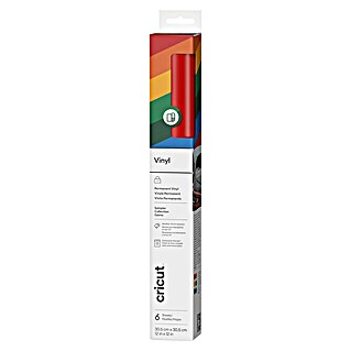 Cricut Vinylfolie Vinyl Permanent Set (Knallige Farben, 30,5 x 30,5 cm, Passend für: Cricut Maker 3 & 4 Cricut Explore 3 & 4)