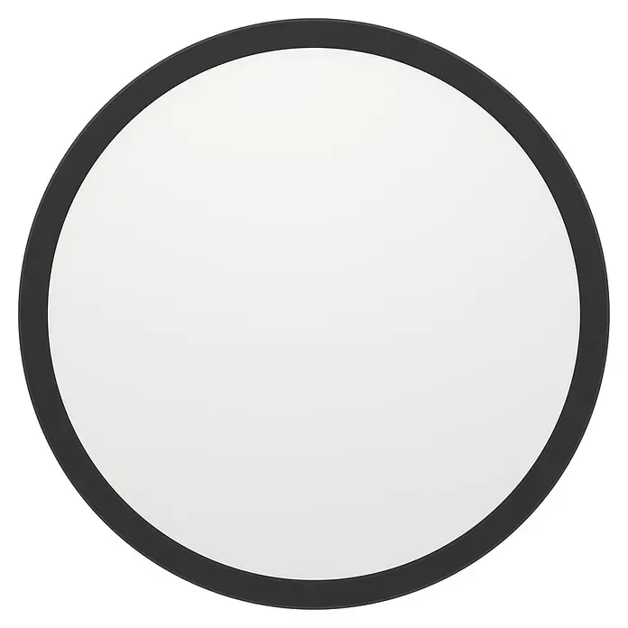 Eglo LED-Deckenleuchte rund Rovito-R - 18,5 W, Ø x H: 38,9 x 3 cm, Schwarz, Tageslichtweiß - Runde LED-Deckenleuchte mit schwarzem Rahmen und weißem Diffusor, ideal für moderne Innenräume und gleichmäßige Ausleuchtung.