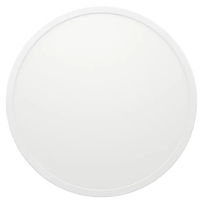 Eglo LED-Deckenleuchte Rovito - 16,8 W, Ø x H: 50 x 3 cm, Weiß, Warmweiß - Weiße LED Deckenleuchte mit schlichtem, modernem Design. Ideal für Wohnzimmer, Schlafzimmer oder Flur.