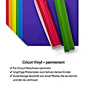 Cricut Vinylfolie Vinyl Permanent Set (Knallige Farben, 30,5 x 30,5 cm, Passend für: Cricut Maker 3 & 4 Cricut Explore 3 & 4) | BAUHAUS