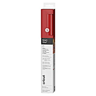 Cricut Vinylfolie Smart Vinyl Permanent (1 Stk., Rot, 91,4 x 33 cm, Selbstklebend)