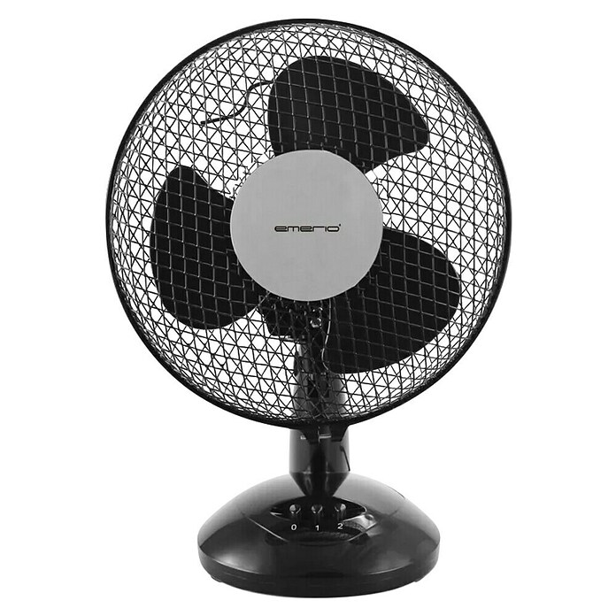 Emerio Tafelventilator FN-114201.1 (Zwart, 23 cm) | BAUHAUS