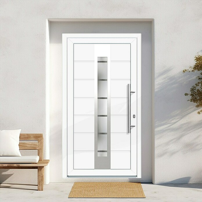 Hišna vhodna vrata London KT48  (100 x 2.100 mm, Smer odpiranja: Desno) | Hišna vrata | Vhodna vrata | Vrata | Okna, vrata in stopnice | Izdelki | BAUHAUS