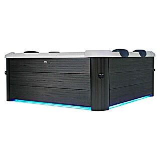MSpa Hidromasažna kada Frame Oslo Plus (180 x 180 cm, Crna)