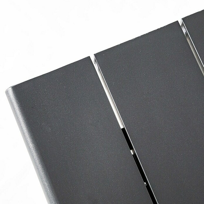 Kactus republic Conjunto de muebles Onix (4 pzs., Aluminio/Ratán sintético, Gris) | BAUHAUS