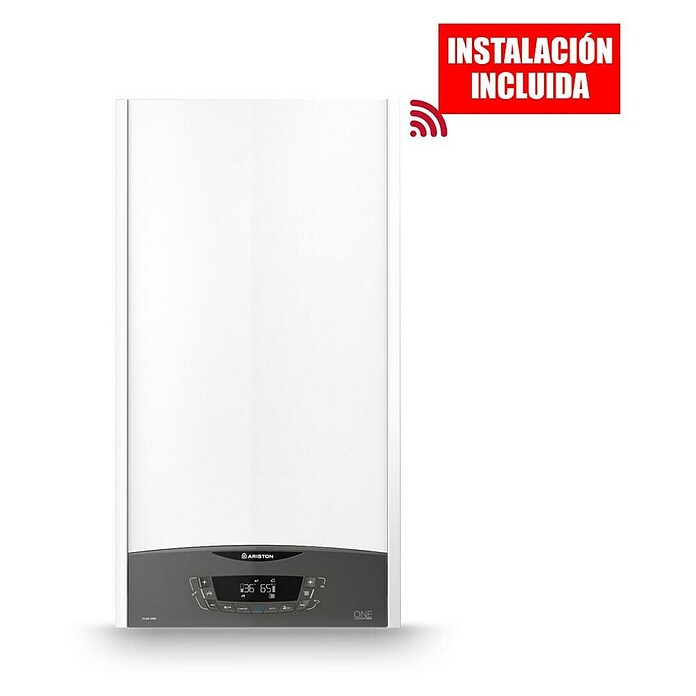 Ariston Caldera de gas Clas One Wifi 30FF con instalación incluida (28 W, Display LC) | BAUHAUS