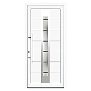 Ulazna vrata KT48 London (1.000 x 2.100 mm, Smjer otvaranja: Lijevo, Bijela)