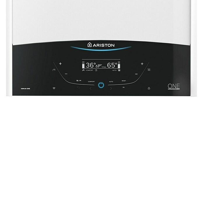 Ariston Caldera de gas Genus One Wifi 24FF con instalación incluida (22 kW, Display LC) | BAUHAUS