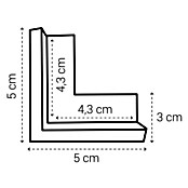 Arregui Protector para esquina A-1044260 (Marrón, 4 uds.)