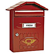 Arregui Villa Buzón de correo E-5002 (Chapa de acero, L x An x Al: 24 x 10 x 36 cm, Rojo)