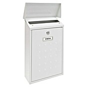 Arregui Premium Buzón de correo E-5601 (Chapa de acero, L x An x Al: 25 x 10 x 40 cm, Blanco)