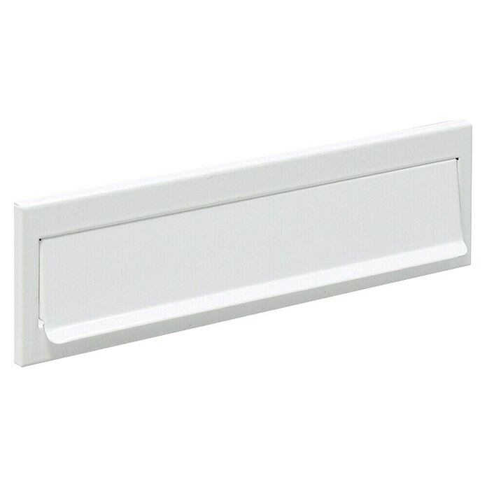 Arregui Bocacartas C-603 (L x An x Al: 24,8 x 7,3 x 2 cm, Blanco, Chapa de acero galvanizada)