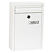 Arregui Buzón de correo Zaguán (L x An x Al: 8 x 22 x 32 cm, Blanco)