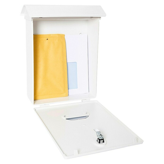 Arregui Classic Buzón de correo E-1071 (Plástico, L x An x Al: 27 x 11 x 34,6 cm, Blanco)