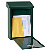Arregui Premium Buzón de correo E-5603 (Chapa de acero, L x An x Al: 25 x 10 x 40 cm, Verde)