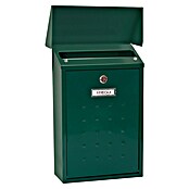 Arregui Premium Buzón de correo E-5603 (Chapa de acero, L x An x Al: 25 x 10 x 40 cm, Verde)