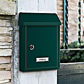 Arregui Smart Buzón de correo E-5723 (Chapa de acero, L x An x Al: 21,6 x 8 x 30 cm, Verde)