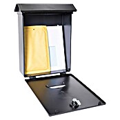 Arregui Classic Buzón de correo E-1074 (Plástico, L x An x Al: 27 x 11 x 34,6 cm, Negro)