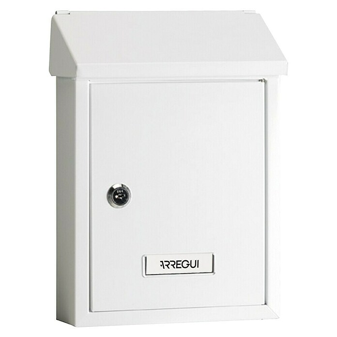 Arregui Smart Buzón de correo E-5721 (Chapa de acero, L x An x Al: 21,6 x 8 x 30 cm, Blanco)