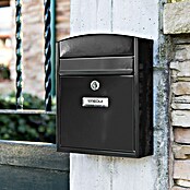 Arregui Compact Buzón de correo E-5734 (Chapa de acero, L x An x Al: 24 x 9,5 x 28,5 cm, Negro)