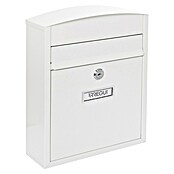 Arregui Compact Buzón de correo E-5737 (Chapa de acero, L x An x Al: 24 x 9,5 x 28,5 cm, Blanco)