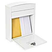 Arregui Compact Buzón de correo E-5737 (Chapa de acero, L x An x Al: 24 x 9,5 x 28,5 cm, Blanco)