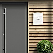 Arregui Compact Buzón de correo E-5737 (Chapa de acero, L x An x Al: 24 x 9,5 x 28,5 cm, Blanco)