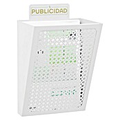 Arregui Cesta para publicidad E2304 (L x An x Al: 19 x 22 x 30,5 cm, Blanco, Acero)