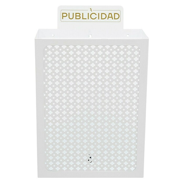 Arregui Cesta para publicidad E2304 (L x An x Al: 19 x 22 x 30,5 cm, Blanco, Acero)