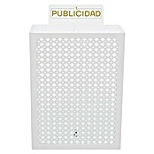 Arregui Cesta para publicidad E2304 (L x An x Al: 19 x 22 x 30,5 cm, Blanco, Acero)