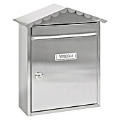 Arregui Visit Buzón de correo E-5747 (Acero inoxidable, L x An x Al: 30 x 11 x 36 cm, Plateado)